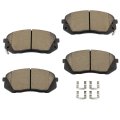 Front Disc Brake Pads Kit D1295-8412 For 2010-2015 Hyundai Tucson 2014-2016 Kia Cadenza 2007-2012 Rondo 2011-2016 Sportage 4pcs