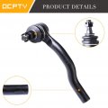 Ocpty New 2-piece Fit For 2004-2013 Infiniti Qx56 Armada Pathfinder Titan-2 Front Right Left Outer Tie Rod End