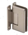 C R Laurence C0l537bn Crl Brushed Nickel Cologne 537 Series Wall Mount Full Back Plate Standard Hinge With 5 Offset 