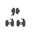 Can-am Outlander Max 800 Ltd Front And Rear Brakes Rotors Brake Pads