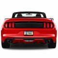 Ipick Image Made For Ford Mustang Gt In Red Black Metal License Plate Frame