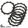 Caltric Clutch Friction Plate Compatible With Suzuki Pe400 Pe-400 Enduro 400 1980 1981 6 Plates
