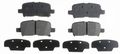 Raybestos Sgd865c Service Grade Ceramic Disc Brake Pad Set 