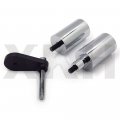 Smt-aluminum No Cut Frame Slider Protector Compatible With 2003-2005 Yzf R6 2006-2009 R6s Chrome B00ruejy5g