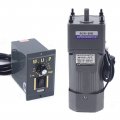 110v 90w Ac Gear Motor Electric Single-phase Reversible 0-67rpm Variable Speed Adjustable Controller Governor Geared With 20k 