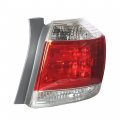 Waltyotur Right Passenger Side Clear Len Tail Lights Brake Lamp Light Red W Bulbs Replacement For 2011-2013 Toyota Highlander