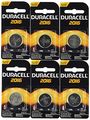 6 Each Duracell Lithium Keyless Entry Battery Dl2016bpk 