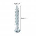 Uxcell Furniture Confirmat Screw 50pcs 5x40mm Hex Socket Woods Zinc Plated Countersunk Self-tapping Connecting Screw