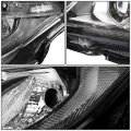 Auto Dynasty Ho2502173 Oe Style Driver Left Side Chrome Housing Projector Headlight Lamp Compatible With Honda Civic 16-20