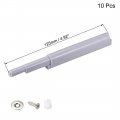 Uxcell Magnetic Touch Catch Latch Push To Open System Damper Buffer For Cabinet Door Cupboard Gray 10 Sets