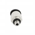 Uxcell 20pcs M5 Male Thread Dia 4mm Push In Joint Pneumatic Connector Quick Fittings