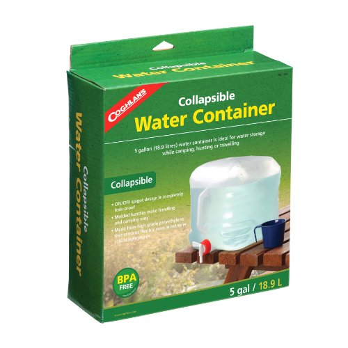 Coghlans Collapsible Water Container 5-gallon Clear