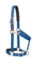 Weaver Leather Padded Breakaway Adjustable Chin And Throat Snap Halter 1 Average Horse Or Yearling Draft Blue 