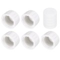 5pcs 1 2 Inch Pt Female Thread Pvc Pipe Fitting Cap Cleanout Water Drain End Caps Plug Socket Fittings With Gasket For Heater 