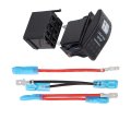 Motoku Lighted Whip Rocker Switch 5 Pin For Can Am Commander 800r Xt 1000 Dps Maverick X3 R Max 1000r Defender Hd8 Hd10