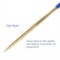 Uxcell Diamond Needle File Set 5mm X 180mm Square Files Titanium Coated Tools For Metal Wood Stone Glass 10pcs