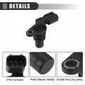 Motoforti Cps Sensor Engine Camshaft Position For Ford Escape 2009-2018 Abs Metal No 6m8g12k073bb Black