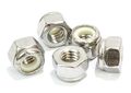 10-24 Inch Lock Nut 100 Pack Stainless Steel Finish Hex 304 18-8 With Nylon Insert By Bolt Dropper 