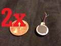 2x Voltage 3v Coin Vibration Micro Motor Flat Toy Cell Phone 12 Mm X 3 4mm B18 