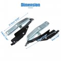 Uxcell 1 Pair Bonnet Hood Hinge For Infiniti M35h 2012-2013 Q50 2014-2022 Engine Assembly Front Left Right Passenger Driver
