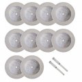 Uxcell 10 Pcs 60mm Diamond Cutting Wheels Cut Off Wheel With 2 Mandrels For Rotary Tool