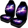 Foruidea Car Seat Cover Full Set Galaxy Unicorn Covers For Auto Seats Protector Front And Rear Bench Fit Most Cars Suv Sedan