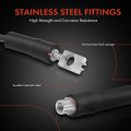 A-premium Rear Left Or Right Brake Hydraulic Oil Hose Compatible With Audi Allroad Quattro 2001 2002 2003 2004 2005