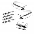 Chrome Mirror Covers Door Handle And Tailgate Cover Set For 2014 To 2018 Gmc Sierra 2500 3500 Non Hd Fits Base Models Without 