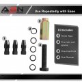 Abn Oxygen Sensor Kit 10pc Chrome Molybdenum Socket Repair Set For Repairing Damaged Lambda Threads