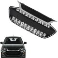 Front Grille Bumper Assembly Black Chrome Trim Grill Replacement For 2019 2020 2021 2022 Spark 