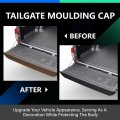Flexible Step Tailgate Molding Trim For 2011 2012 2013 2014 2015 2016 Ford F250 F350 With Built-in Rear Tail Gate Only