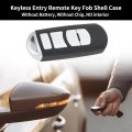Key Shell Caseless Entry Remote Key Fob Replacement For Mazda Cx-5 2015-2020 Cx-9 4 Buttons Wazske13d03