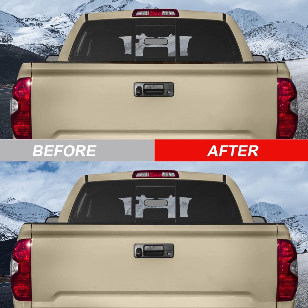 Tailgate Molding Cap Protector Rear For Toyota Tundra 2014 2018 Black Textured Abs Plastic Top Cover Replacement