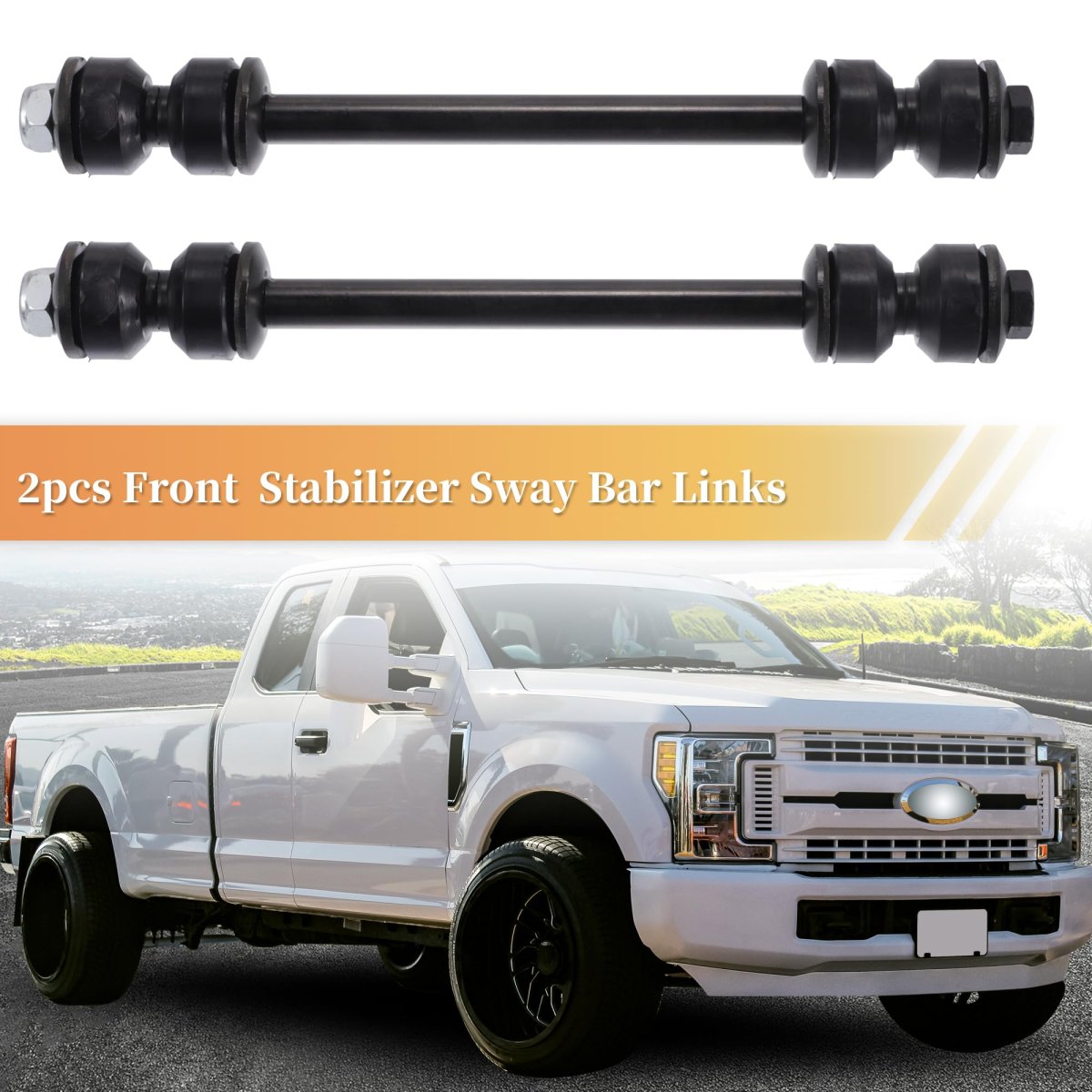 2pcs Front Sway Bar Links Stabilizer Link Kit Ford Ranger 1998-2011 Dodge For Ram 3500 1994-2002 Suspension No K7275