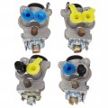 Carbman Set Of 4 Brake Wheel Cylinders For Honda Trx300 4wd Trx 300 4x4 88-2000 Trx350 2wd Assy 2x2 Rancher 350 