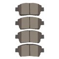 Front Brake Pads For Toyota Mr2 Spyder 2000 2001 2002 2003 2004 2005 Mechanical Pad Wear Sensor 4 59 Inner Width 2 Height 0 65 