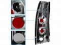 Amerilite For Chevy Gmc C K Truck Silverado Sierra Suburban Blazer Tahoe Yukon Euro Style Black Replacement Tail Lights Set