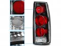 Amerilite For Chevy Gmc C K Truck Silverado Sierra Suburban Blazer Tahoe Yukon Euro Style Black Replacement Tail Lights Set