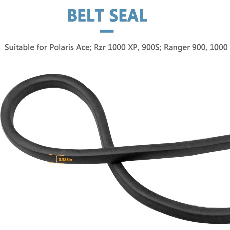 Belt Box Seal Drive Clutch Cover Gasket Compatible For Polaris Ace Rzr 1000 Xp 900 S Ranger
