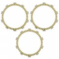Caltric Clutch Friction Plates Compatible With Kawasaki Ninja 400 Ex400 Abs 2018 2019 2020 2021 13088-0593