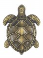 1 Coastal Collecton Turtle Drawer Knob In Antique Brass 