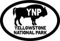 4 5in X 3in Buffalo Yellowstone National Park Sticker Car Bumper Stickers By Stickertalk 