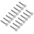 Uxcell M8x50mm Hex Bolts 304 Stainless Steel Hexagon Screw Bolt 15pcs
