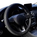Majic Bling Steering Wheel Cover Rhinestone With Crystal Diamond For Women Sparkling Car Protector Black 