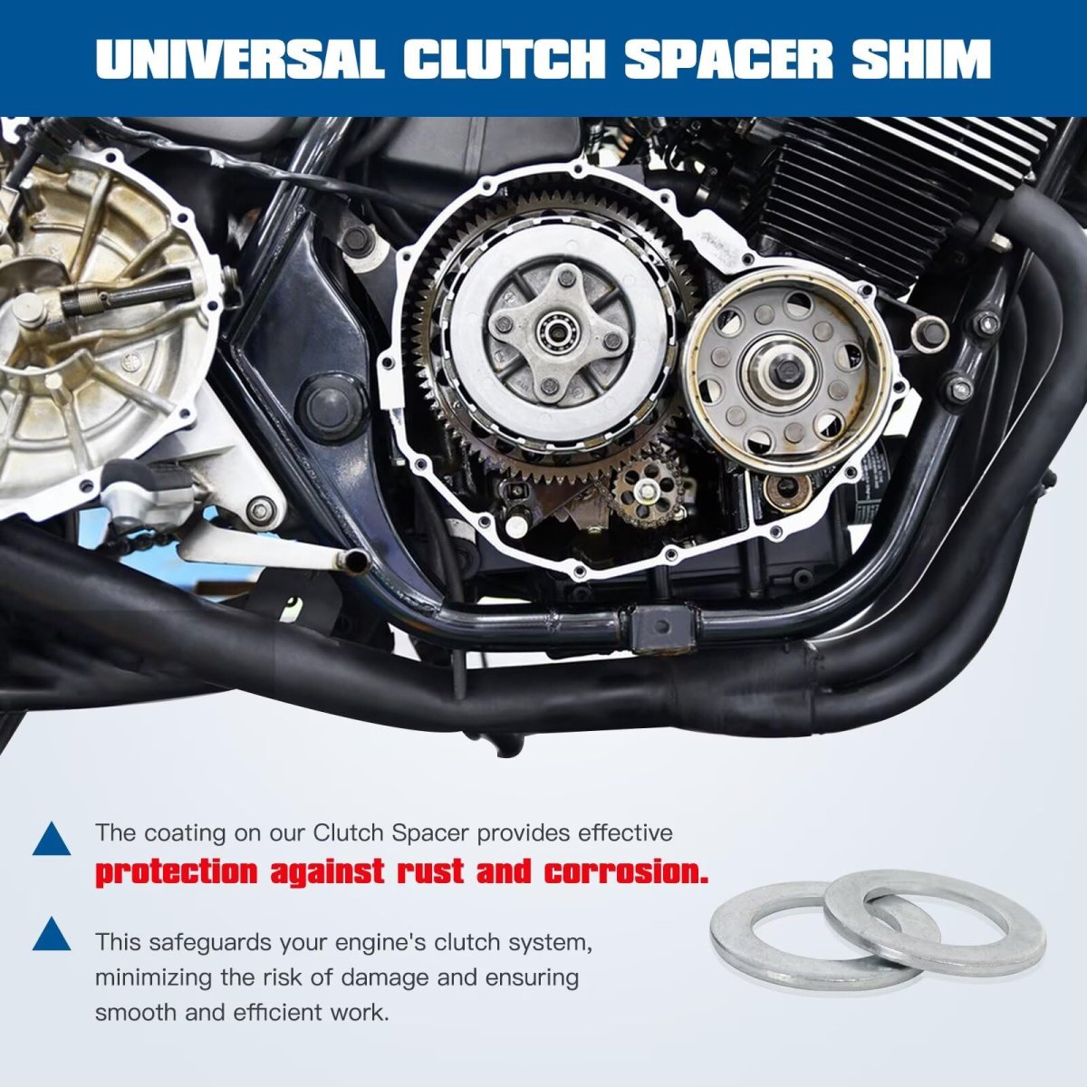 Version 12pcs Universal Clutch Spacer Shim Washer 3 4 Inch Shaft For Baja Motorsports Mini Bike Mb165 Mb200 Massimo 208cc
