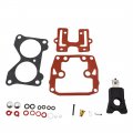 Wflnhb Triple Carburetor Rebuild Kit With Float Fits For Many Johnson Evinrude 439076 V4 Crossflow 85 90 100 115 125 140 Hp And