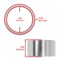Caltric Engine Exhaust Seal Compatible With Polaris Outlaw 450 Mxr 2008-2010 525 S Irs 2007-2011