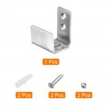 Barn Door Floor Guide 1pcs Stainless Steel Sliding Hardware Flexible Adjustable U Bracket Flush Design Bottom Flat Swing