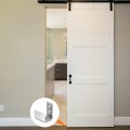 Uxcell Barn Door Floor Guide 1pcs Stainless Steel Sliding Hardware Flexible Adjustable U Bracket Flush Design Bottom Flat Swing