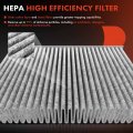 Cabin Air Filter With Activated Carbon For Mercedes-benz C300 C400 E300 E400 E450 Glc300 Glc350e C43 Amg C63 G550 Cls450 E63